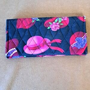 Red Hat quilted wallet 7" bifold